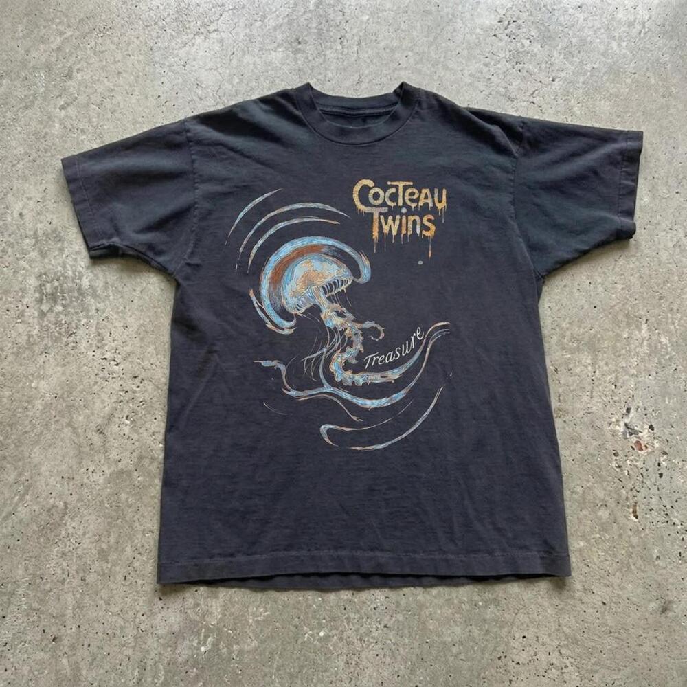 Cocteau Twins Black Band Tee